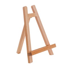 10.5″ Tabletop Display Stand A-Frame Artist Easel, Beechwood Tripod Wood Holder