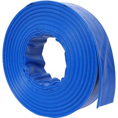 1.5″ x 100 FT Blue Heavy Duty PVC Pool Backwash Water Discharge Hose