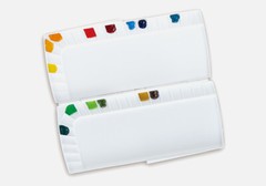 Mijello Silver Nano Watercolor Palette 40Wells 390x165x35mm MWP-3040