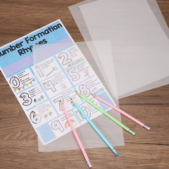 20 Sheet A4 Translucent Trace Paper 8″ x 12″ 100 GSM, 10 Color