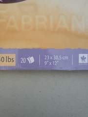Fabriano Artistico 140 lb. Cold Press 20 Sheet Block 9×12″ – Extra White ART
