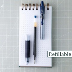 Gel Pen Refillable Retractable Fine Point Navy Blue Ink 12 Pack