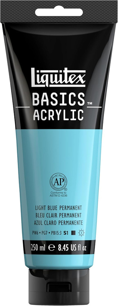 BASICS Acrylic Paint, 118Ml (4-Oz) Tube, Titanium White