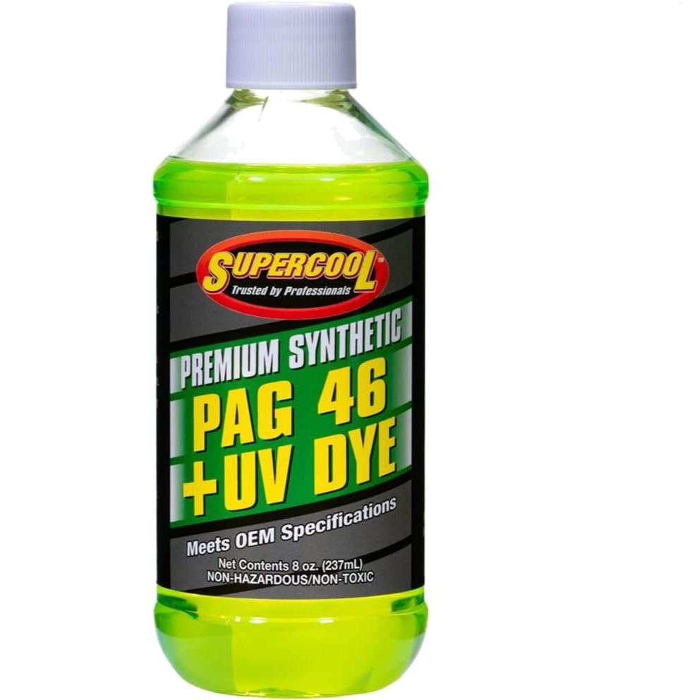 PAG Oil 46 Viscosity with UV Dye 8oz 1-Pack
