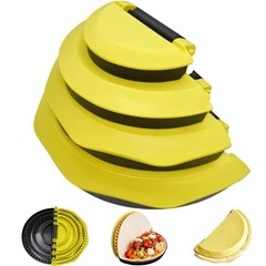 4-in-1 Nesting Tortilla Sealer & Crimper—4/6/8/10-Inch Sizes