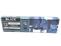 Blick Studio Acrylic Paint Set of 12 Colors in .7oz (21ml) Tubes NEW / SEALED