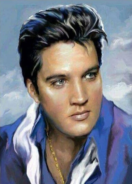 Elvis DIY Full Round Drill 30x40cm Diamond Painting
