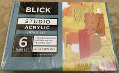 Blick Studio Acrylic 6 Tubes 4 Oz Each 24 Oz Total Artist Paint Intense Colors