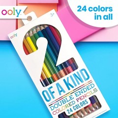 Ooly Double-Ended Colored 12 Count (Pack of 1), (12 Pencils)