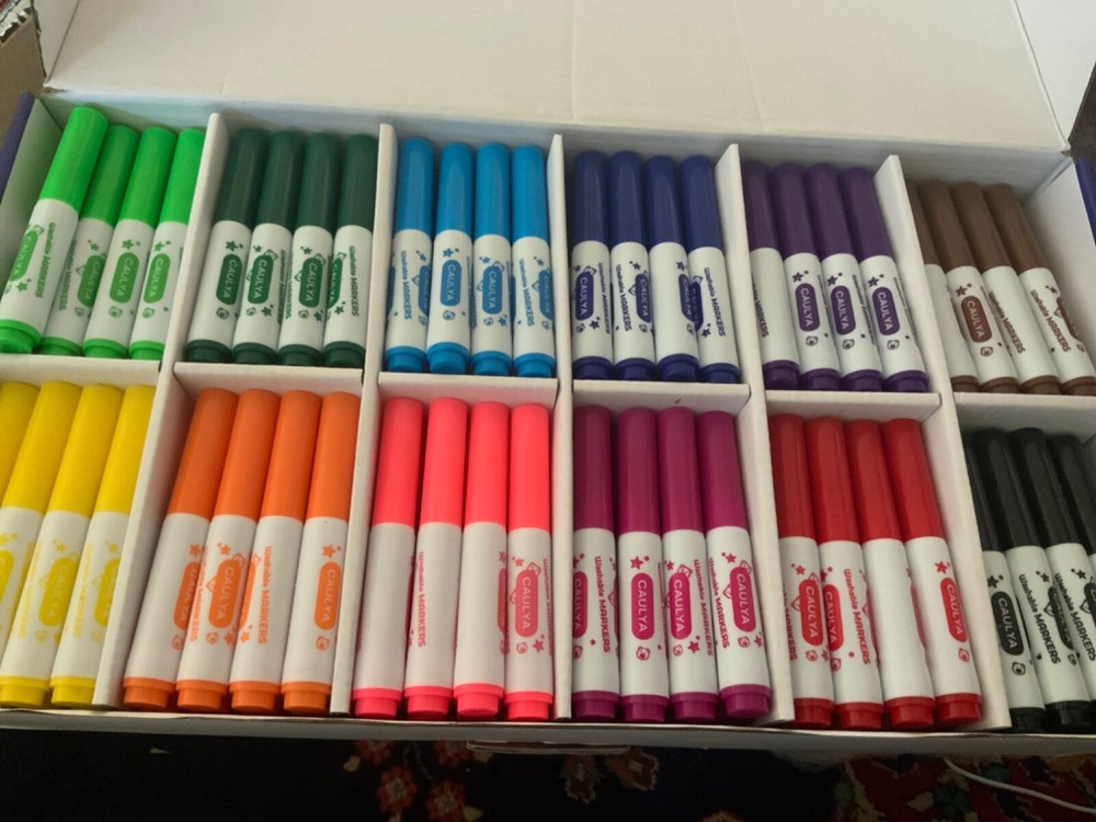Washable Markers Bulk, 12 Colors 240 NEW Ships Next Business Day