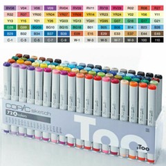 Original COPIC Sketch 72 Color Set A Markers – 72 A SET – Ship by FedEX