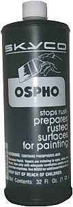 Ospho OSPHO QTS Rust Inhibitor, Liquid, Acrid, Green, 1 qt Jug