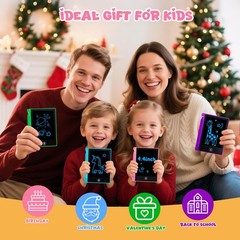32 Pack 4.4 Inch Mini LCD Writing Tablet for Kids, Erasable and Reusable Toddler
