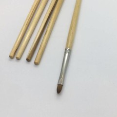 XDT Triangular Tip Nail Art Brush 5pc Set #000 Pure Kolinsky Sable Micro Detail