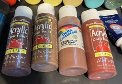 Acrylic Paint LOT ( 24 ) All Viable/ Ready to Use / Large variety of Colors