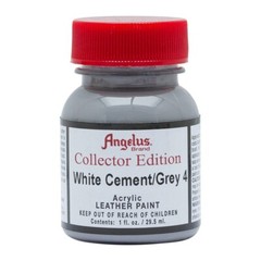 Angelus Collector Edition Acrylic Leather Paint White Cement 1 fl oz Bottle
