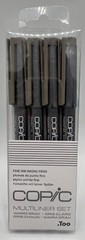 Copic Multiliner Waterproof Pigment Ink Pens, , Warm Gray Ink 0.05/0.1/0.3/0.5