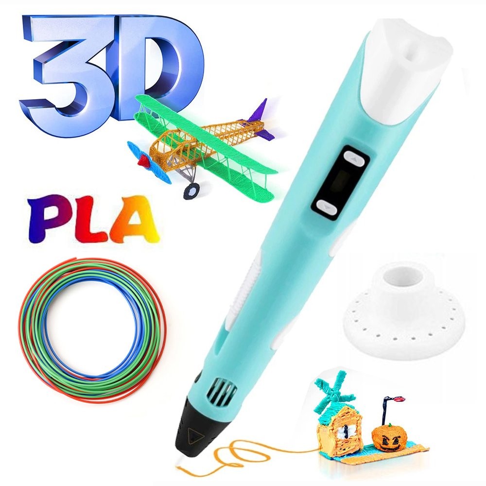 3D Printing Pen Set with PLA Filament USB 3D Pen Creative Art Toy Gift 12color