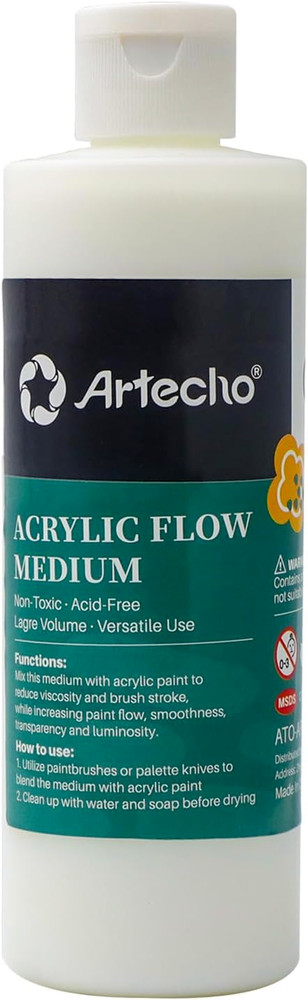 Pouring Effects Acrylic Medium 8Oz/236Ml, Premium Acrylic Flow Medium NEW, Boxed