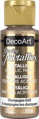 Water-Based 2oz Champagne Gold Acrylic Paint – Perfect for Interior/Exterior Use