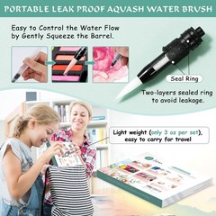 Water Brush Pen Set Refillable Watercolor Pens for Watercolor, Calligraphy