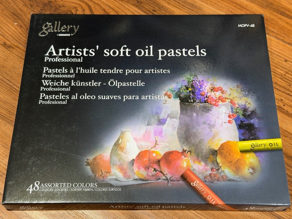 Mungyo Gallery Artists’ Soft Oil Pastels Set of 48 Assorted Colors MOPV-48 Profe