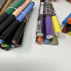 300+ Marker Pen Lot Sharpie Posca Crayola Bic Faber-Castell Tested Mixed