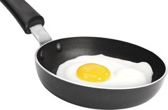 Goodcook Everyday Nonstick Aluminum 4.6″ Round Mini Frying Pan, Black