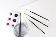 Winsor & Newton Series 7 Short Handle Round Brush Set- 000, 0, 2, 4