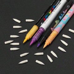 20 Pcs Replacement Nibs for Liquid Acrylic Paint Markers Fit for Guangna and Lan