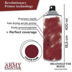 The Army Painter Colour Primer 1 count (pack of 1), Brainmatter Beige