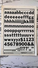 Formatt Dry Transfer Type Sheets Vintage Art Supply (Lettraset) Acetate NOS
