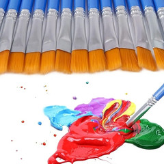 20pcs Artist Paint Brush Set Nylon Wooden Handle Craft Kit – Handcraft Arts