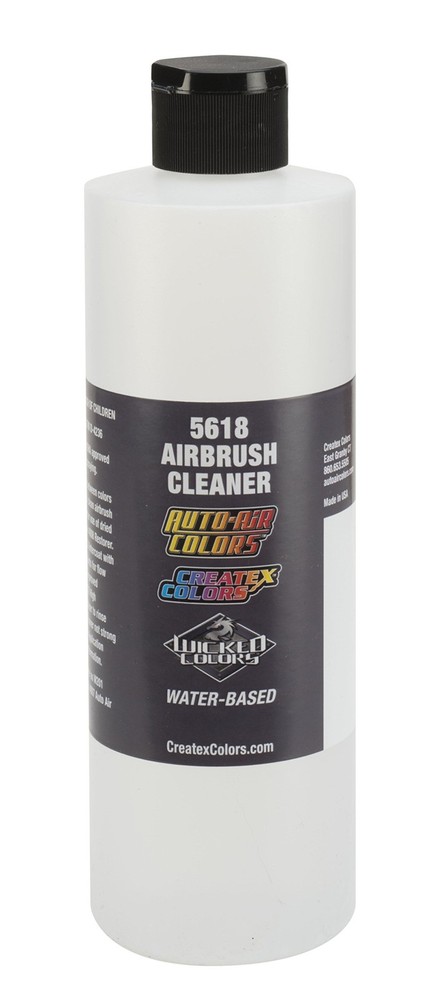 Createx Colors 5618 Airbrush Cleaner 16oz. Size 16 Fl Oz (Pack of 1), Clear