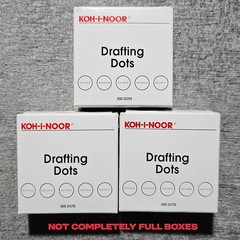 Lot of 3 Koh-I-Noor Drafting Dots Art Architecture Drawing Supplies – Lot#2Of2