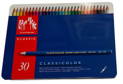 Vintage Caran d’Ache of Switzerland Classicolor Fribralo Pencil Set of 30 Tin bx