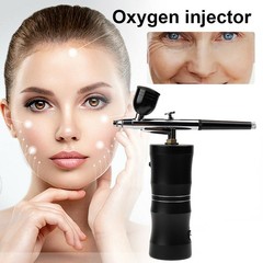 Portable Air Compressor Airbrush Spray Gun for Nail Art Tattoo Painting US Plug