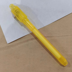 4pcs UV Invisible Ink Pen Luminous Light Magic Purple 2 in 1 Set