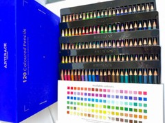 Oil Based Colored Pencils 120 Color Artist Drawing Coloring Set arTTrack®