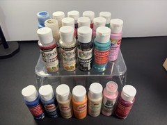 Crafters Lot Deco-Art FolkArt Apple Barrel Assorted Acrylic Paint Lot of 21