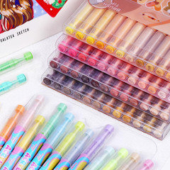 Kander Acrylic Paint Markers 12 Colors, Skin Tone Series Set with Soft Brush Ti