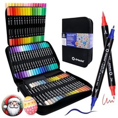 Artecho Acrylic Paint Markers 72 Colors with Bag, Acrylic Paint Pens with Brush