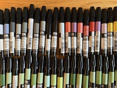 LOT OF 70 Chartpak AD Marker Artist Pens & Markers Multicolor Assorted Colors
