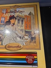 American Girl Samantha Art Studio 6 Colored Pencils Blending Tool