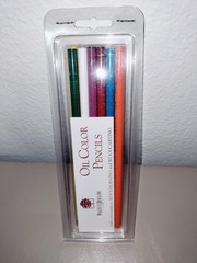 Walnut Hollow Oil Color Pencils 12 Ct Color Set No. 9912 Made in USA New/Sealed