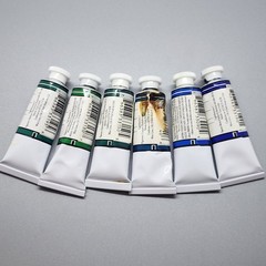 x6 M. Graham Artists Watercolor 15ml Tubes* – Phthalocyanine Blue Green Viridian