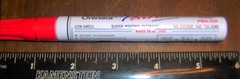 RED Oil Based PAINT MARKER PEN Fine Point permanent Marking Overseas PMA-520