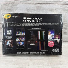 Crayola Cupixel Mandala Mood Pencil Set Brand New Sealed Free Shipping!