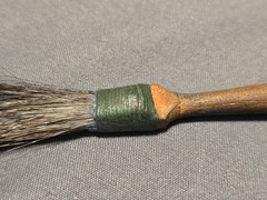 Antique Mack 1 Squirrel Hair Pinstripe Moulding Paint Brush 4.5″