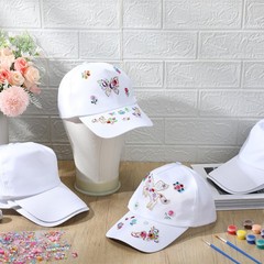 30 Pcs DIY Baseball Caps with 15 Set Acrylic Paint 30 Painting Brushes & 16 S…